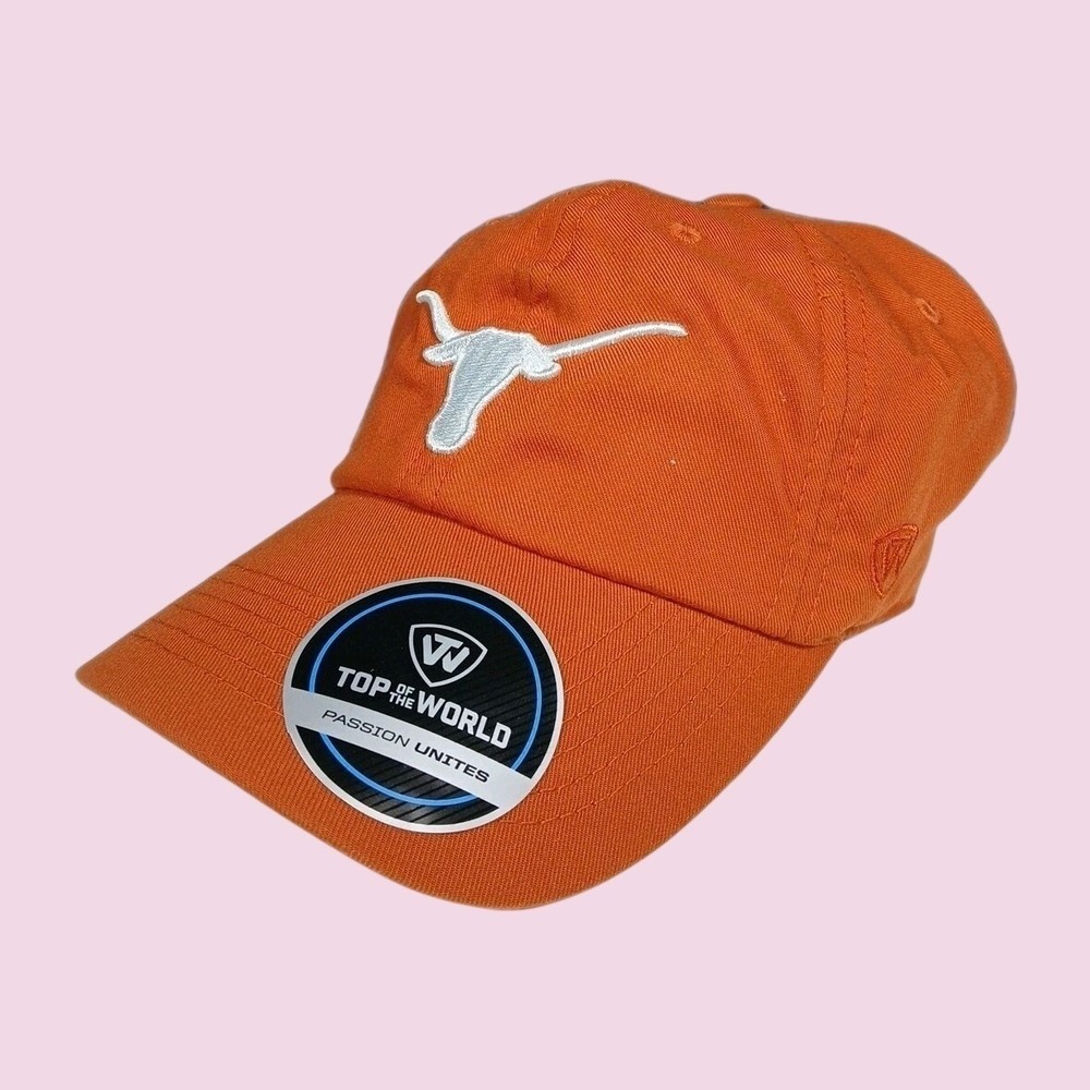 Top of the World Texas Longhorns Hat Mens Orange Victory Sport NCAA